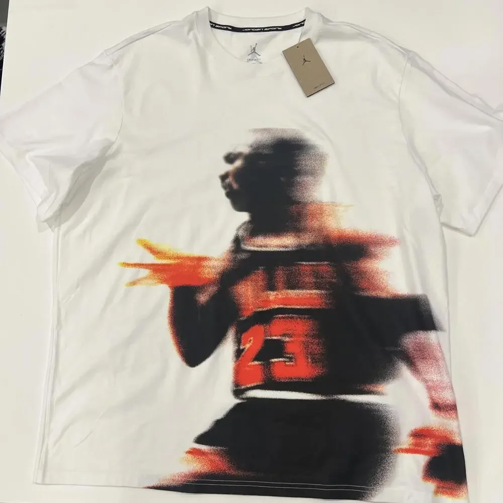 $50 Jordan Sport Dri-FIT Graphic T-Shirt White HQ8966-100 Men’s Sz XXL